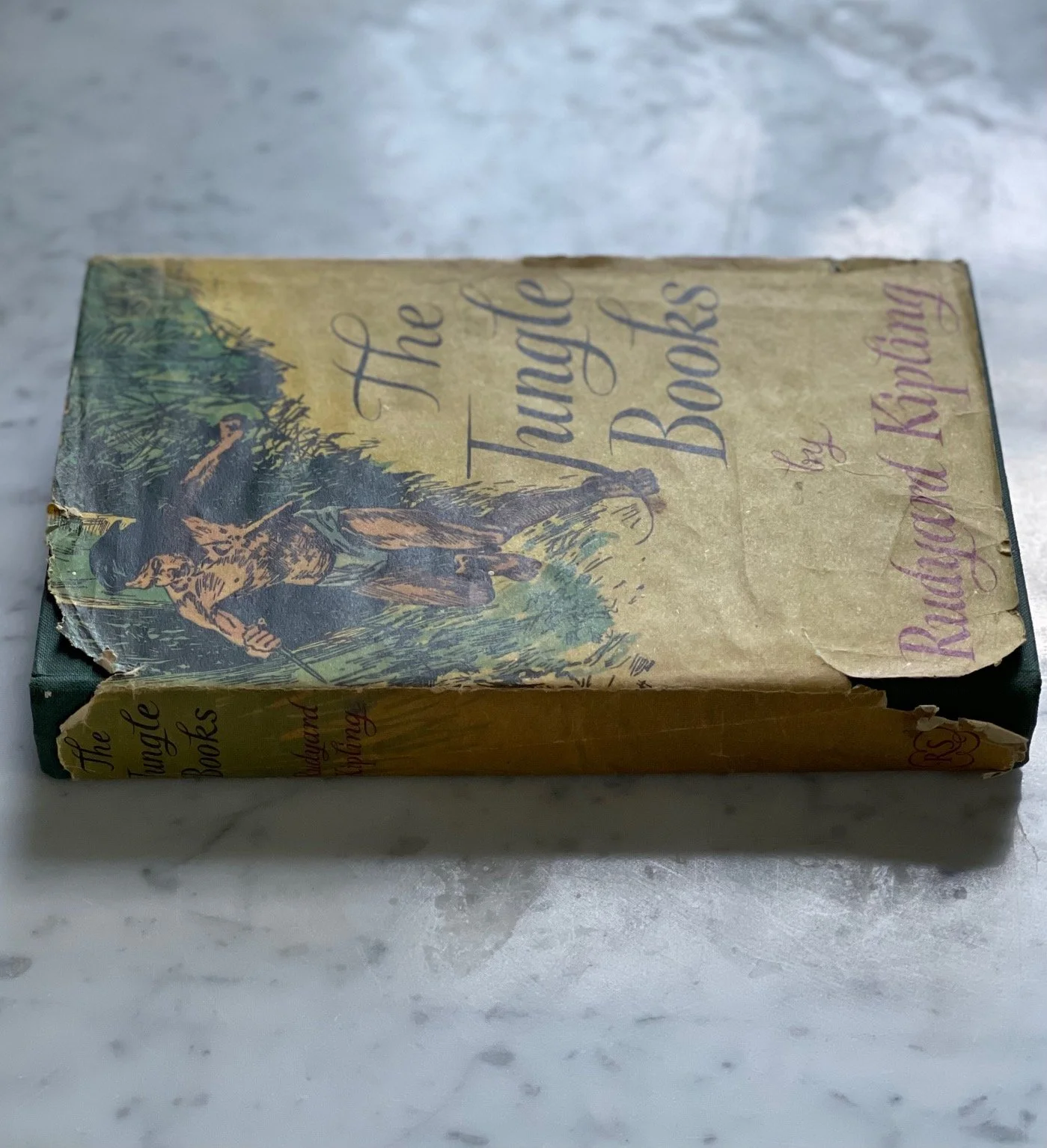 THE JUNGLE BOOKS' VINTAGE 'WORLD BOOKS EDITION' | BY RUDYARD